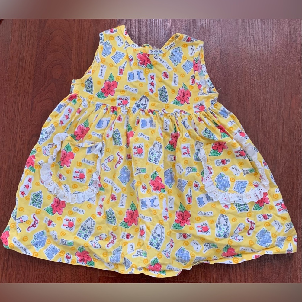 Vintage Boutique Bug n Me Girls Summer Dress Size Small